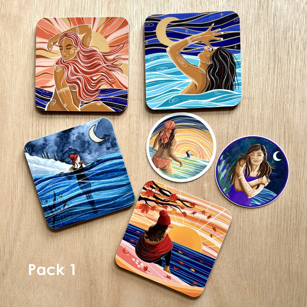 Coaster & Sticker Pack - Sale