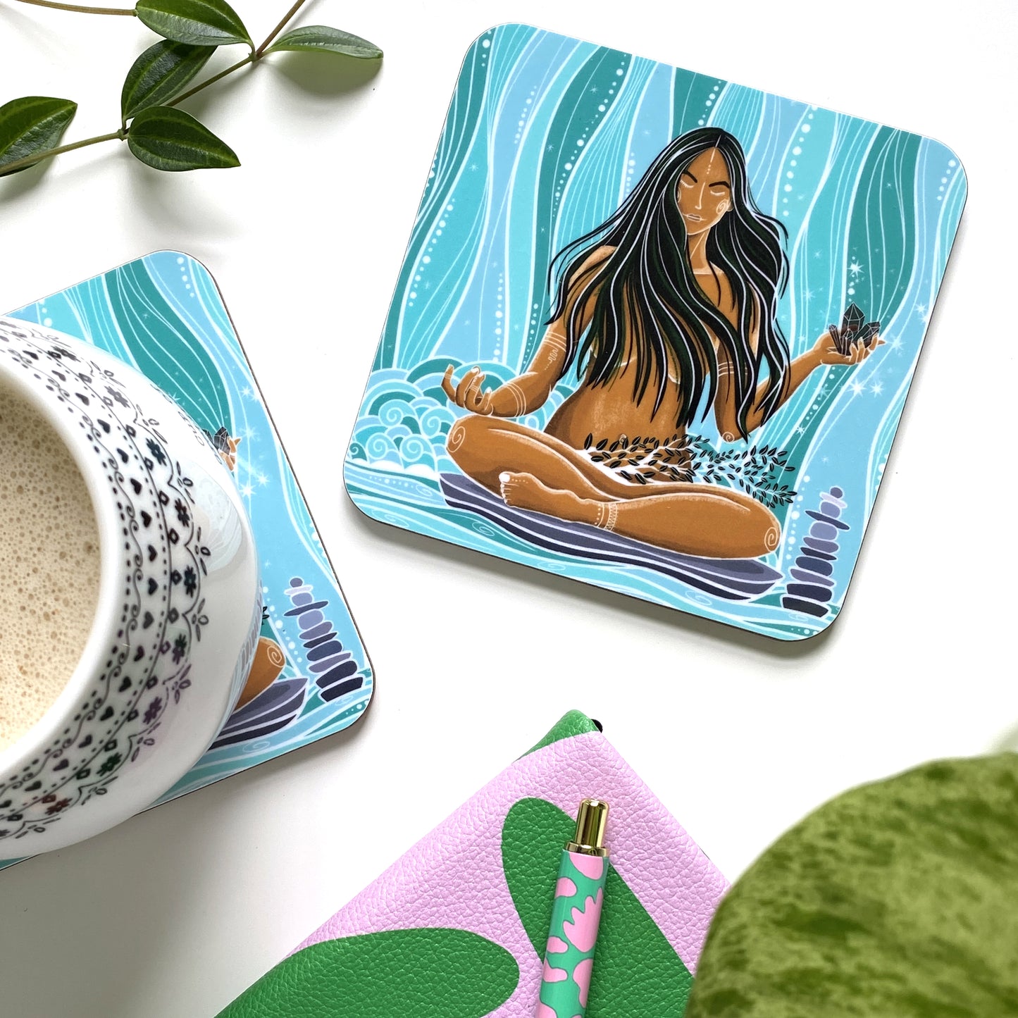Cornwall Studios - Waterfall Meditation - Wild Swimming Artwork
