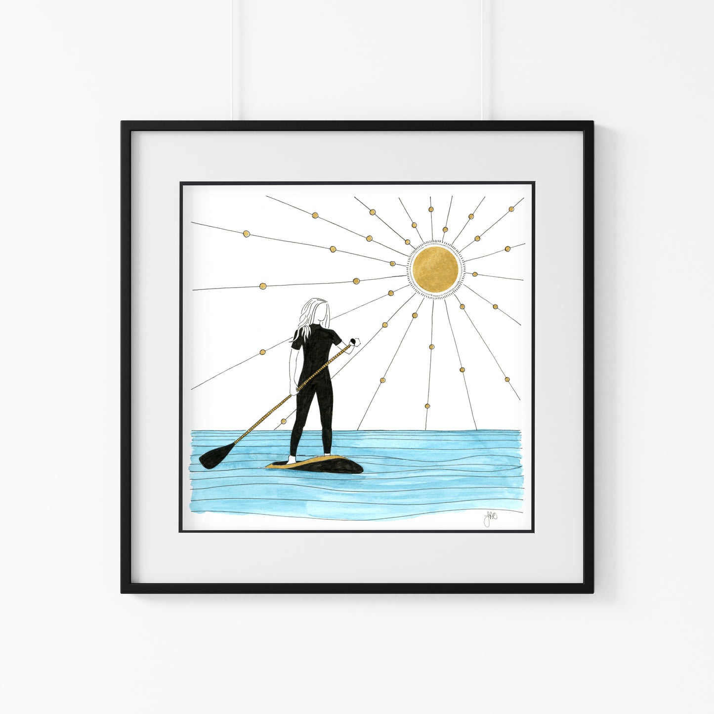 SUP Home Giclee Art Print - Hand Finished