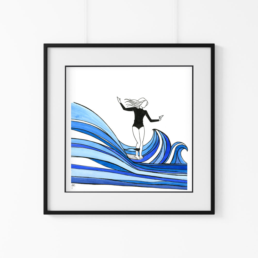 Hang Ten Giclee Art Print