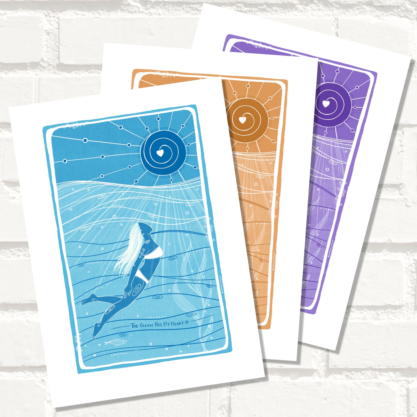 Ocean Heart - Art Print