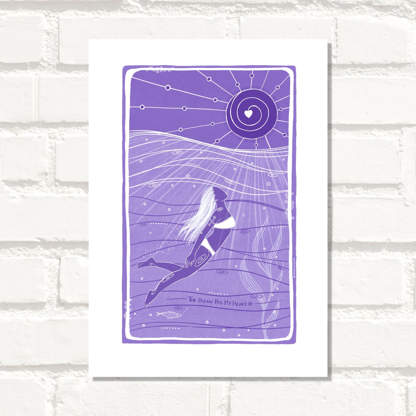 Ocean Heart - Art Print