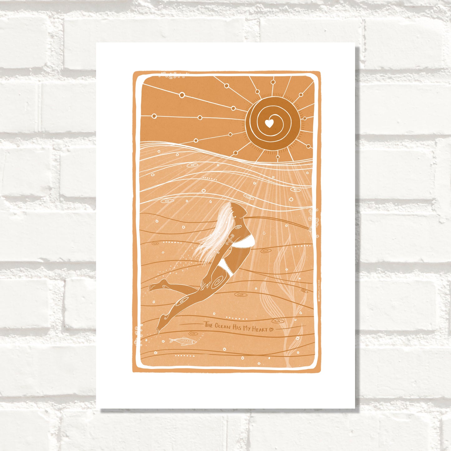 Ocean Heart - Art Print