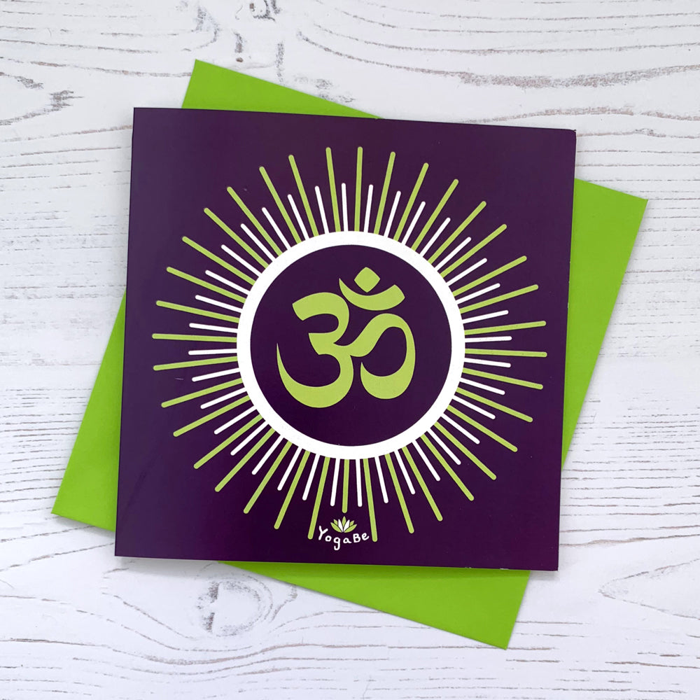 Sunsplash Om Greetings Card