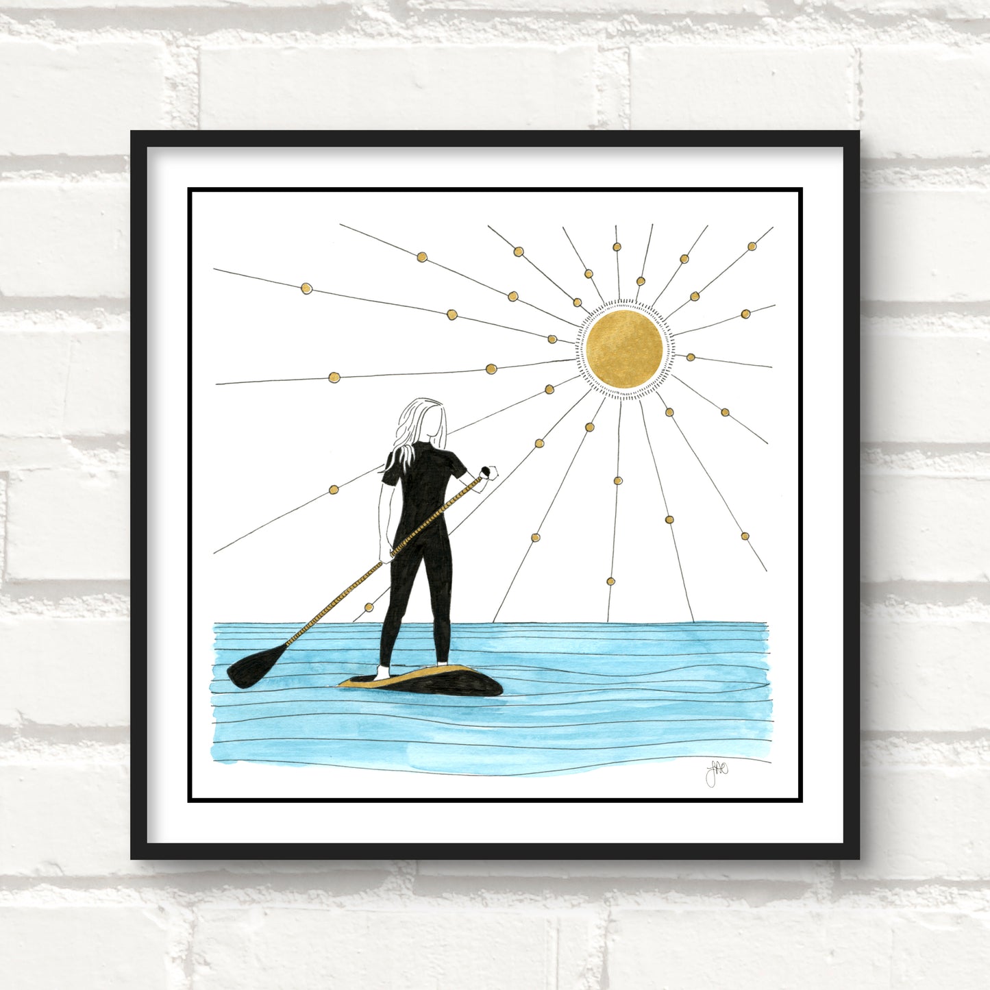 SUP Home Giclee Art Print - Hand Finished