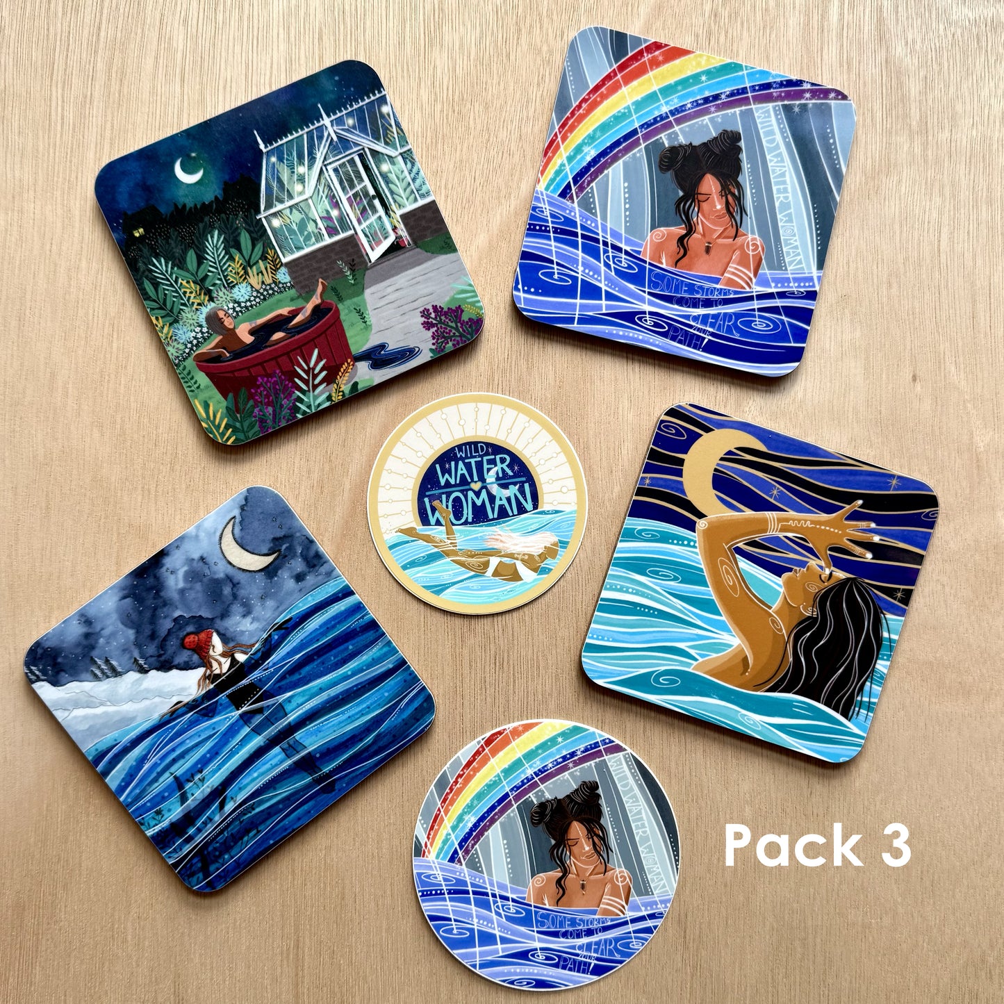 Coaster & Sticker Pack - Sale