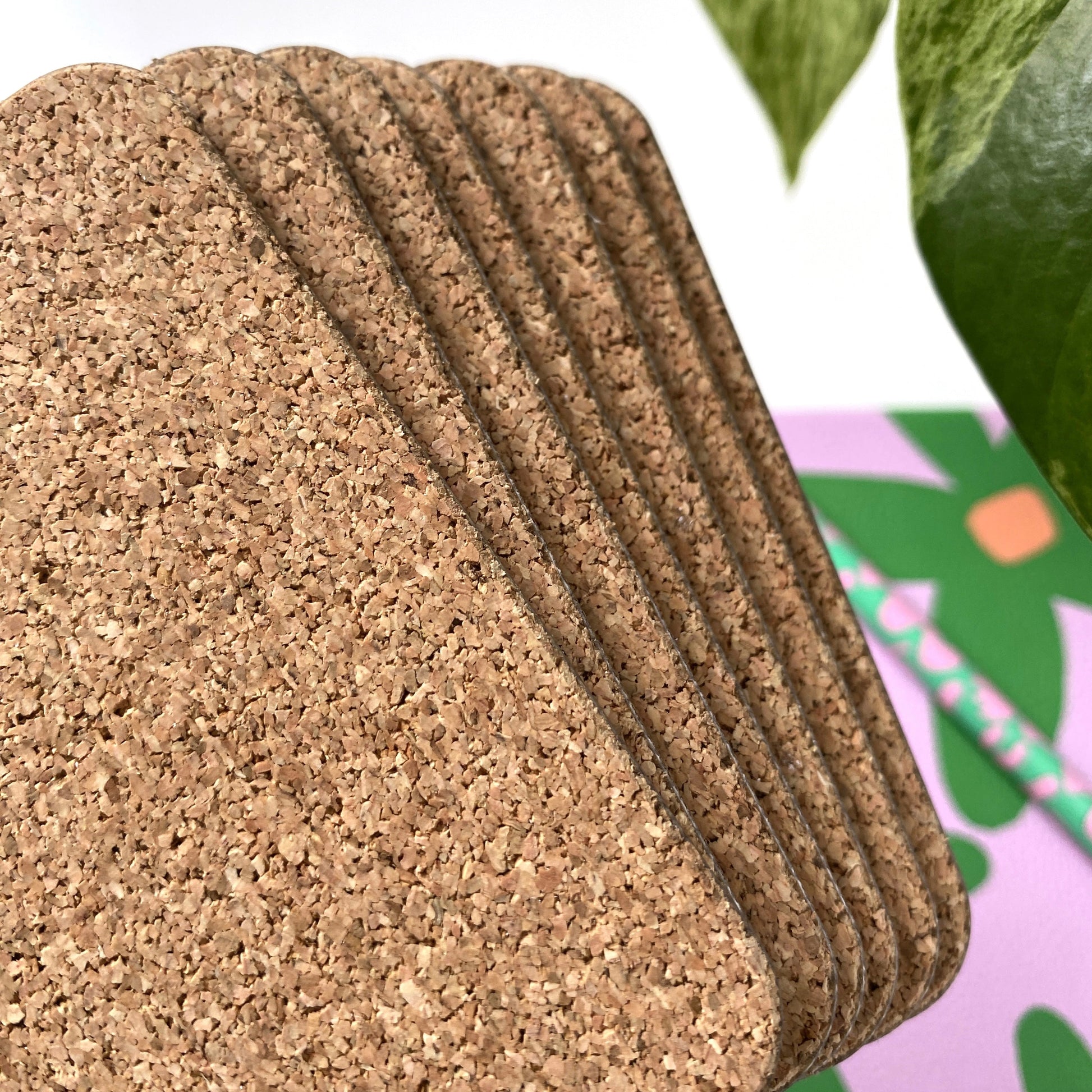 Cornwall Studios, Coaster, FSC Cork Back - Wild Swimming designs