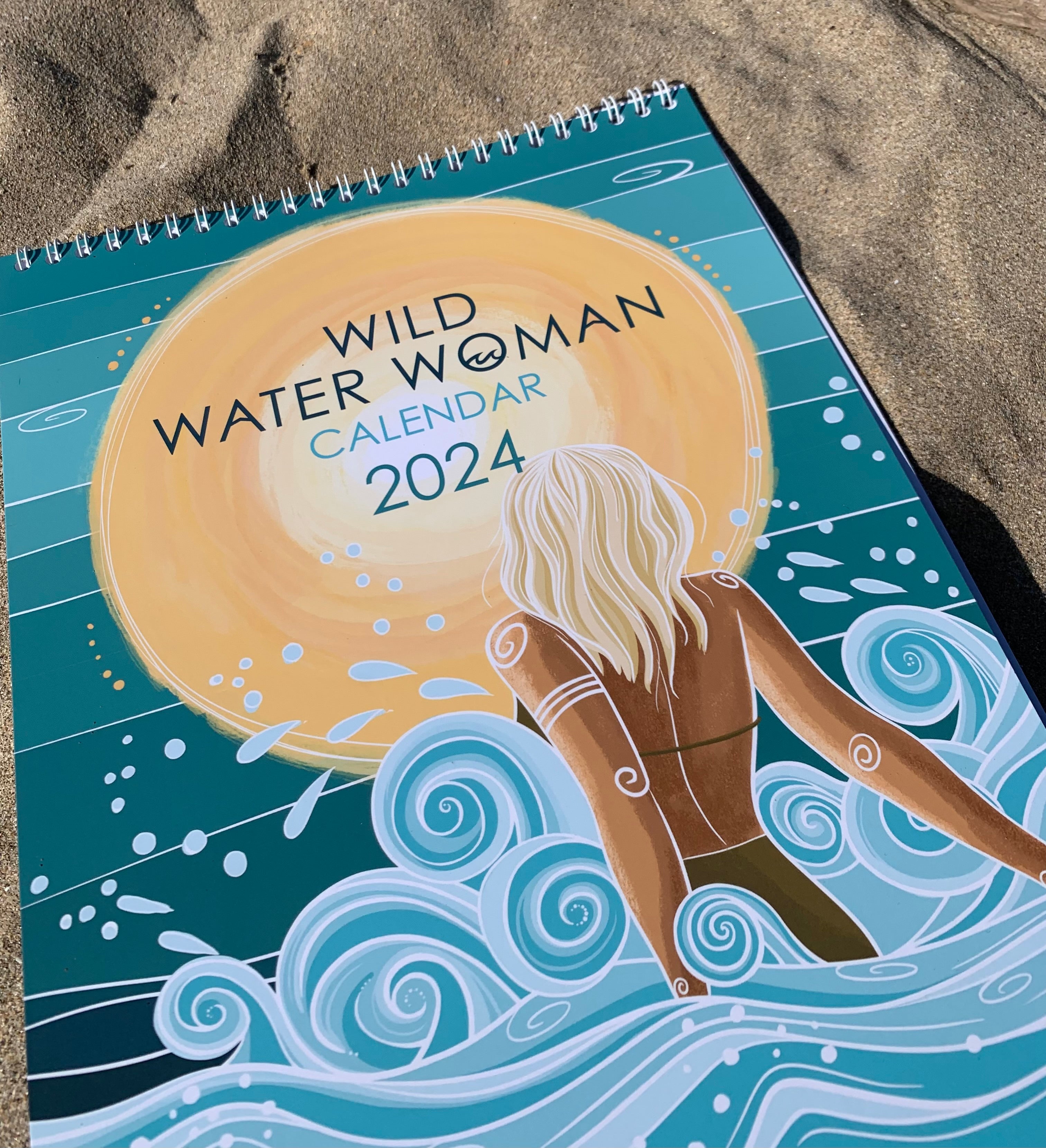 Cornwall Studios Wild Water Woman 2024 Calendar 