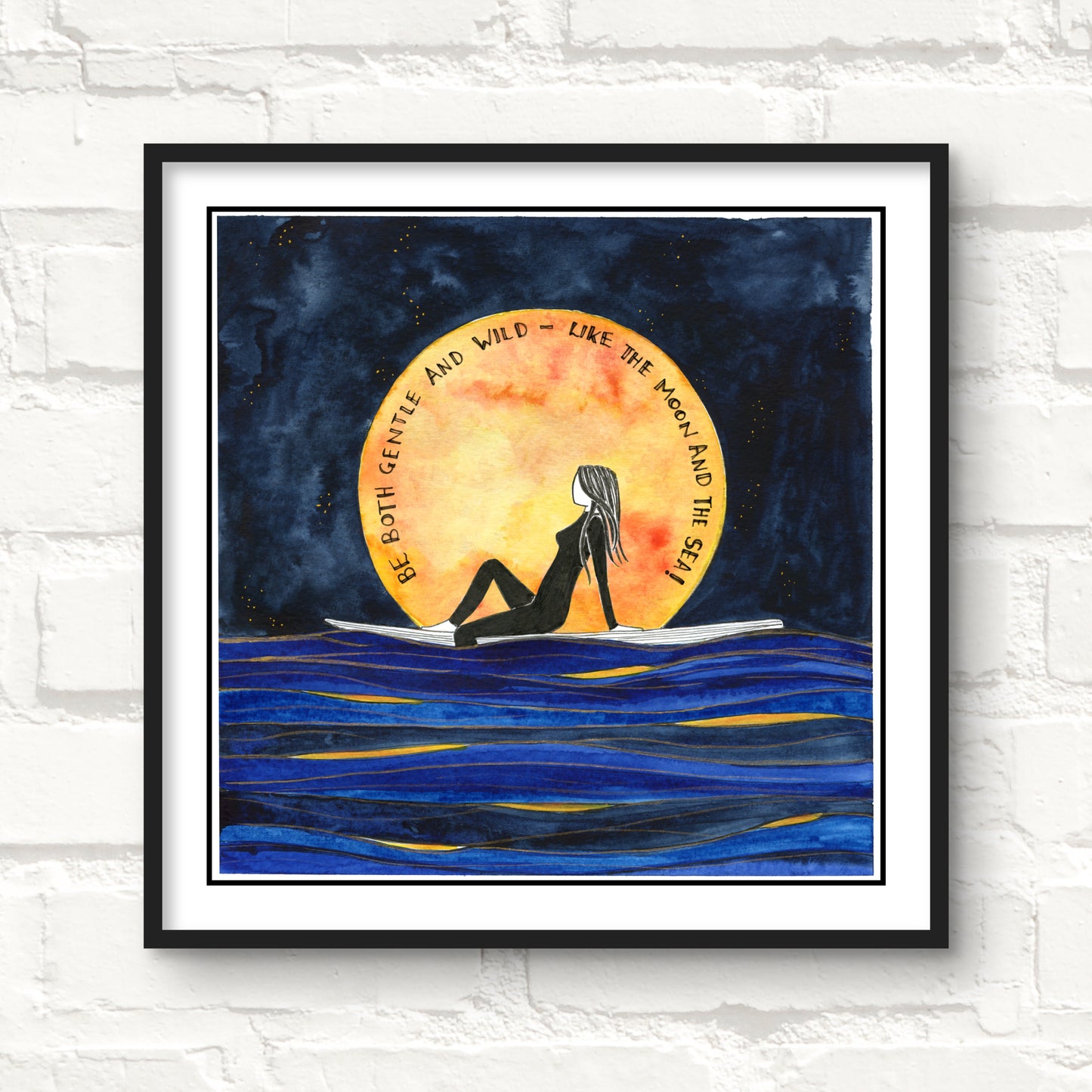 Dream Wave Giclee Art Print - Hand Finished