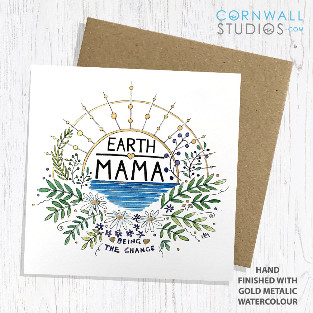 Earth Mama Greetings Card
