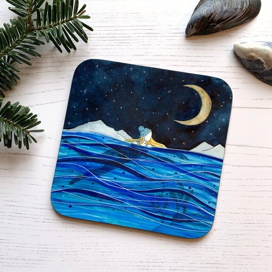 Wild Swimmers Coaster - Starry Night Swim