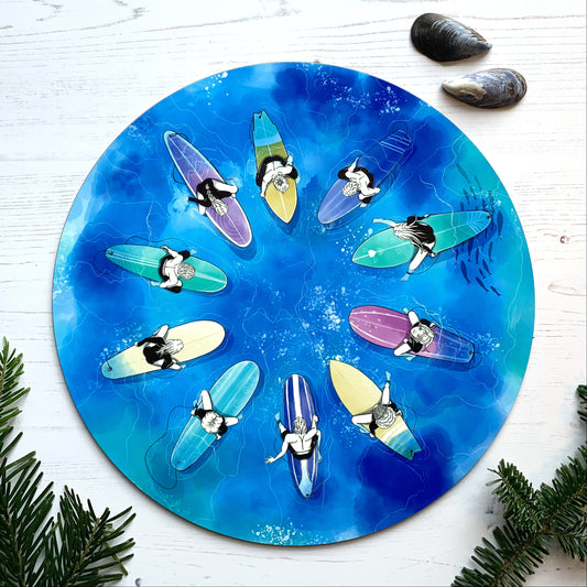 Table Mat - 28cm - Cosmic Ocean Mandala